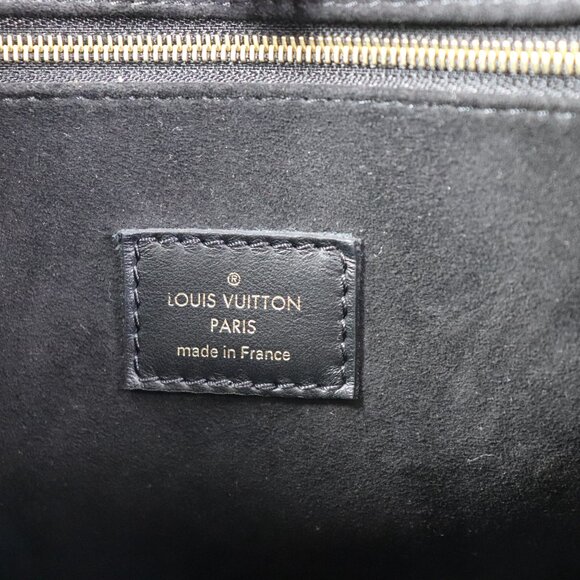 Sold💜Louis Vuitton Grained Calfskin Shearling On My Side MM Black - Picture 15 of 16